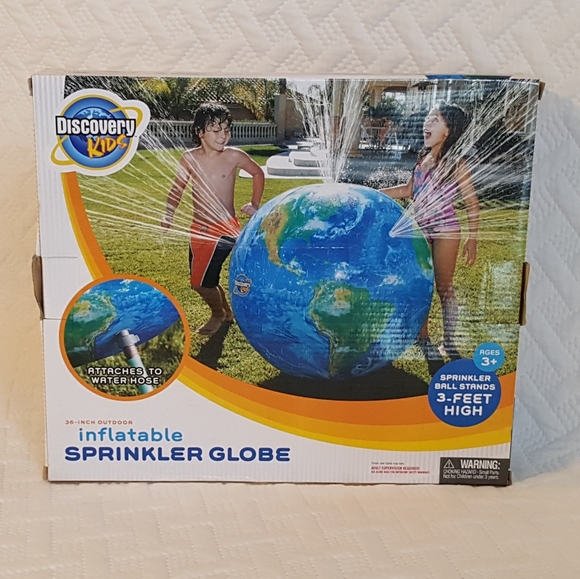 Discovery Kids Other - 🤹‍♂️ Inflatable Sprinkler Globe, NIB
